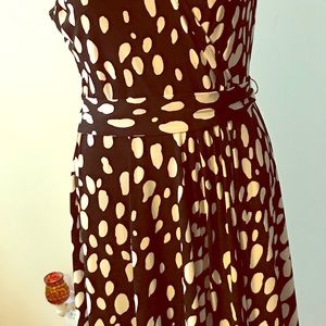 Black & white polka dot dress
